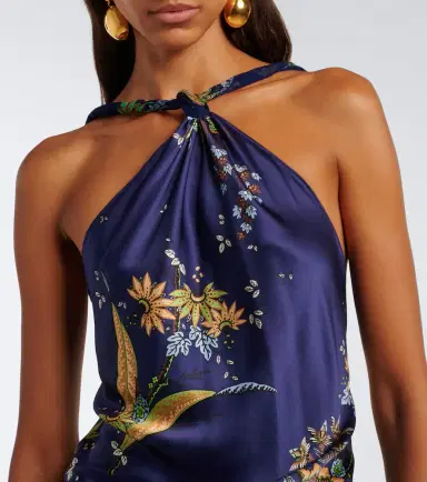 Staud Charli printed silk-blend maxi dress | Thumbnail 5