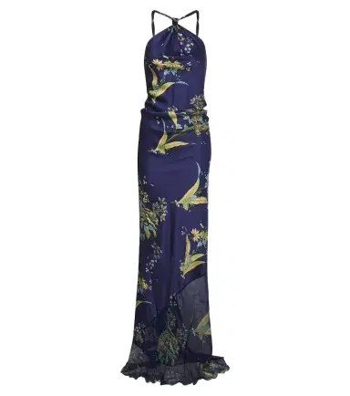 Staud Charli printed silk-blend maxi dress | Thumbnail 1