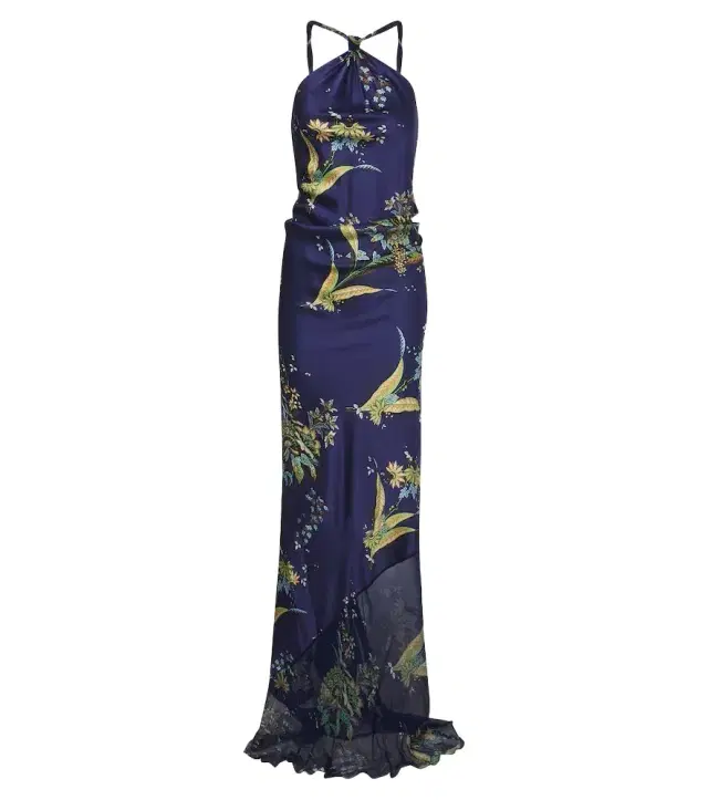 Staud Charli printed silk-blend maxi dress