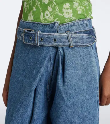 Loewe Draped wide-leg jeans | Thumbnail 2