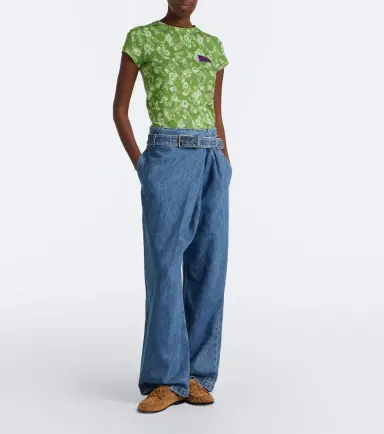 Loewe Draped wide-leg jeans | Thumbnail 4