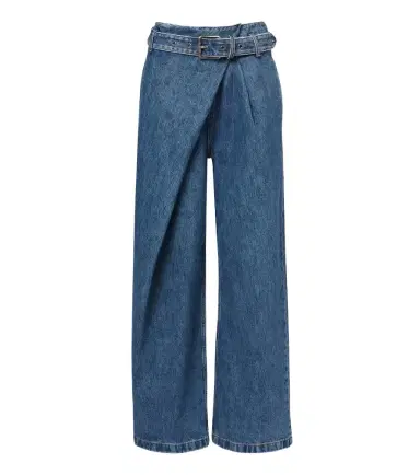 Loewe Draped wide-leg jeans | Thumbnail 1