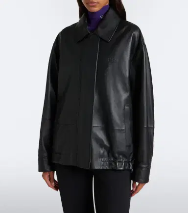 Loewe Oversized leather jacket | Thumbnail 2 Loewe Oversized leather jacket | Thumbnail 2