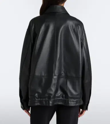 Loewe Oversized leather jacket | Thumbnail 4 Loewe Oversized leather jacket | Thumbnail 4