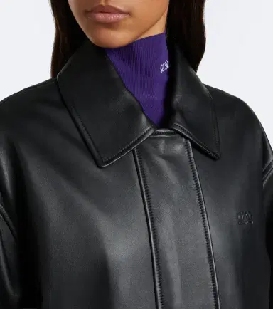 Loewe Oversized leather jacket | Thumbnail 5 Loewe Oversized leather jacket | Thumbnail 5