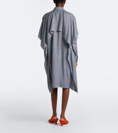 Loewe Gingham silk shirt dress | Thumbnail 5 Loewe Gingham silk shirt dress | Thumbnail 5