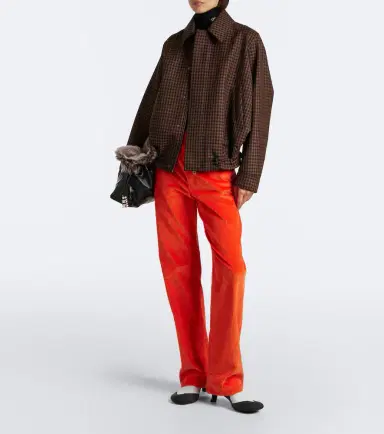 Loewe Checked wool blouson jacket | Thumbnail 2 Loewe Checked wool blouson jacket | Thumbnail 2