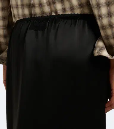 Ganni Lace-trimmed ruffled satin miniskirt | Thumbnail 2