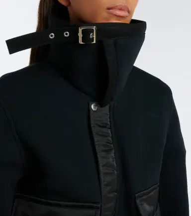 Sacai Paneled cotton-blend blouson jacket | Thumbnail 5 Sacai Paneled cotton-blend blouson jacket | Thumbnail 5
