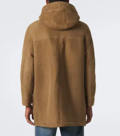 Yves Salomon Hooded shearling-lined suede parka | Thumbnail 2 Yves Salomon Hooded shearling-lined suede parka | Thumbnail 2