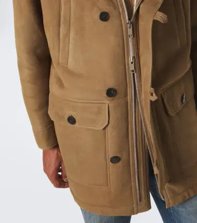 Yves Salomon Hooded shearling-lined suede parka | Thumbnail 5 Yves Salomon Hooded shearling-lined suede parka | Thumbnail 5