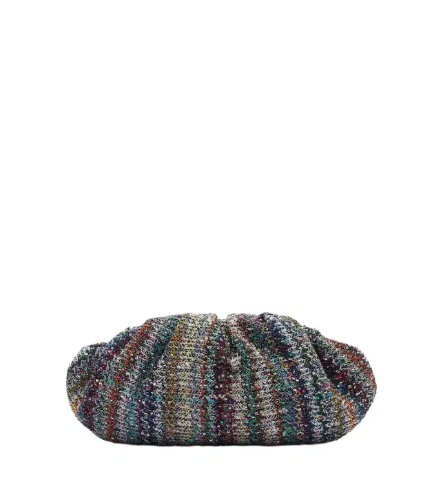 Missoni Sequined knitted clutch