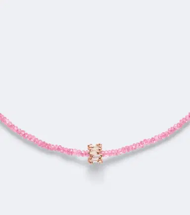 Suzanne Kalan Infinite 18kt rose gold beaded necklace with spinels and diamonds | Thumbnail 2 Suzanne Kalan Infinite 18kt rose gold beaded necklace with spinels and diamonds | Thumbnail 2