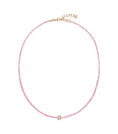 Suzanne Kalan Infinite 18kt rose gold beaded necklace with spinels and diamonds | Thumbnail 1 Suzanne Kalan Infinite 18kt rose gold beaded necklace with spinels and diamonds | Thumbnail 1