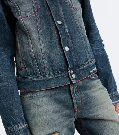 Acne Studios Re-Edition faded denim jacket | Thumbnail 2