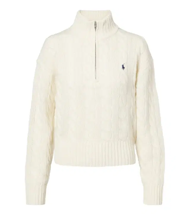 Cable-knit wool and cashmere sweater