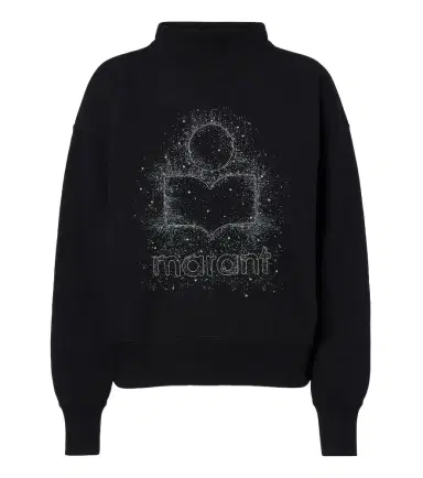 Marant Étoile Moby sequined cotton-blend sweatshirt | Thumbnail 1 Marant Étoile Moby sequined cotton-blend sweatshirt | Thumbnail 1