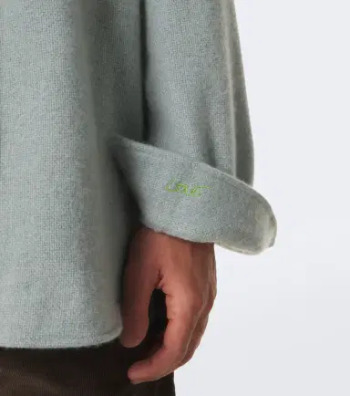 God’s True Cashmere Cashmere shirt with emeralds | Thumbnail 7