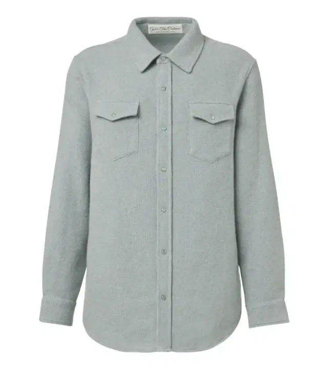 God’s True Cashmere Cashmere shirt with emeralds
