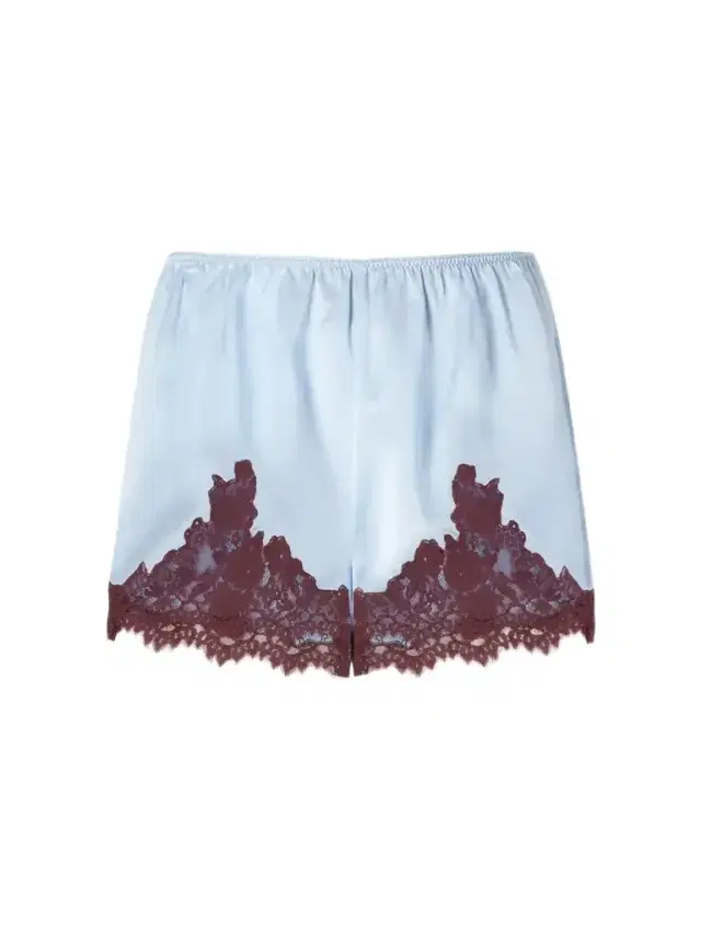 DÔEN Iona Lace-trimmed Silk Shorts
