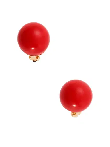 Carolina Herrera Resin And Gold-tone Earrings | Thumbnail 1 Carolina Herrera Resin And Gold-tone Earrings | Thumbnail 1