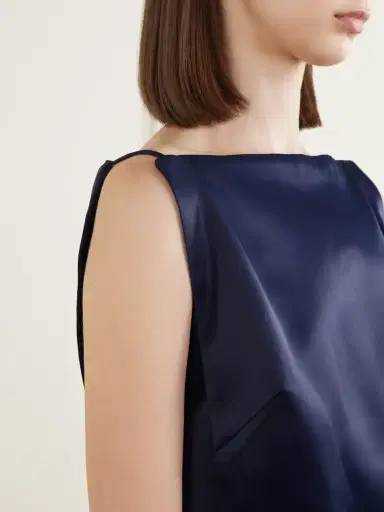 Co Paneled Satin Tank | Thumbnail 4