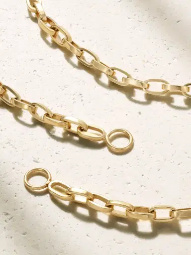 Marla Aaron Biker 14-karat Gold Chain Necklace | Thumbnail 3 Marla Aaron Biker 14-karat Gold Chain Necklace | Thumbnail 3