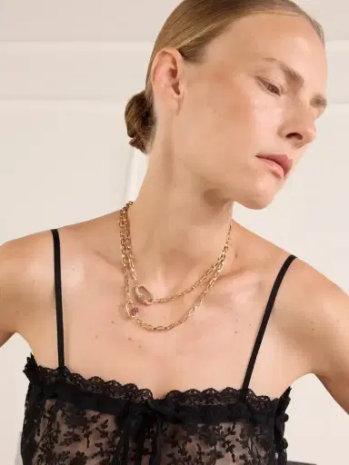 Marla Aaron Biker 14-karat Gold Chain Necklace | Thumbnail 4 Marla Aaron Biker 14-karat Gold Chain Necklace | Thumbnail 4
