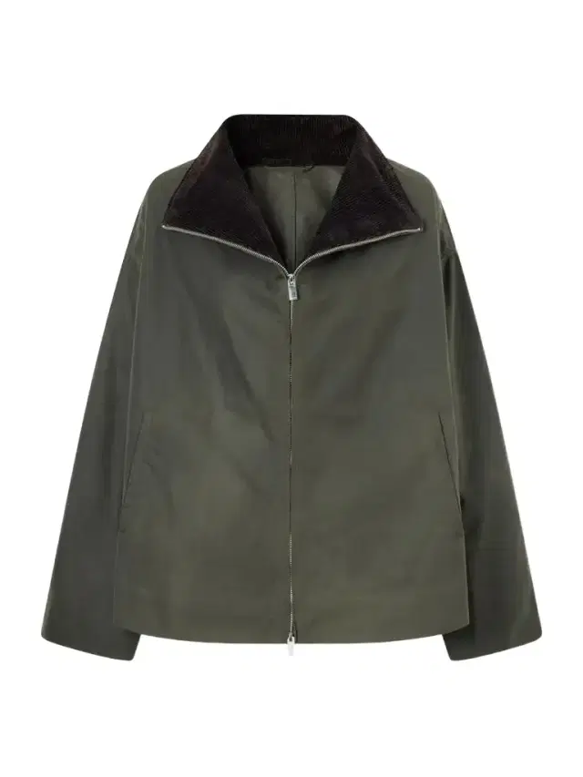 TOTEME Corduroy-trimmed Waxed-cotton Jacket