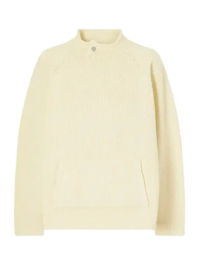 Snap Collar Cotton Sweater