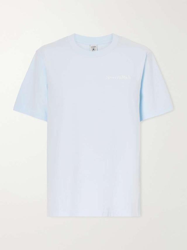 Sporty & Rich Health Is Wealth Cotton T-shirt