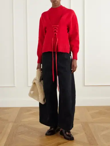 Simone Rocha Merino Wool-blend Sweater | Thumbnail 2 Simone Rocha Merino Wool-blend Sweater | Thumbnail 2