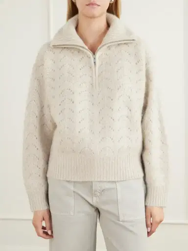 Frame The Airy Wool And Cashmere-blend Cardigan | Thumbnail 3 Frame The Airy Wool And Cashmere-blend Cardigan | Thumbnail 3