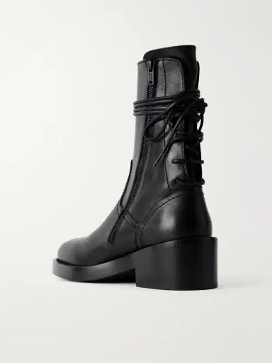 Ann Demeulemeester Henrica Leather Ankle Boots | Thumbnail 3