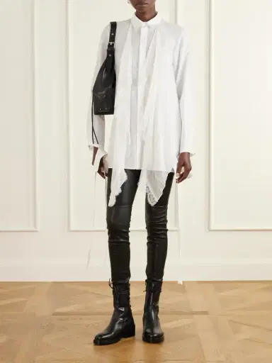 Ann Demeulemeester Henrica Leather Ankle Boots | Thumbnail 4