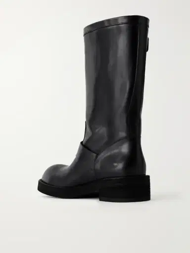 Ann Demeulemeester Sarith Engineer Buckled Leather Biker Boots | Thumbnail 3 Ann Demeulemeester Sarith Engineer Buckled Leather Biker Boots | Thumbnail 3