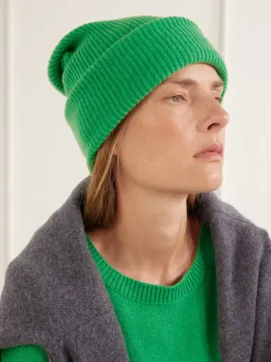 Lisa Yang Stockholm Ribbed Cashmere Beanie | Thumbnail 2