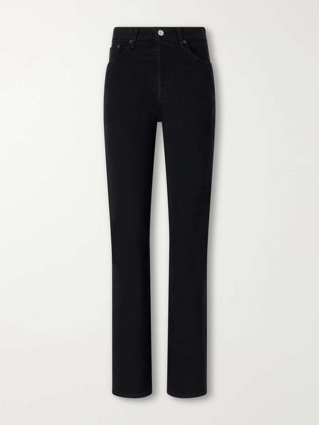 AGOLDE Lana Mid-rise Straight-leg Jeans