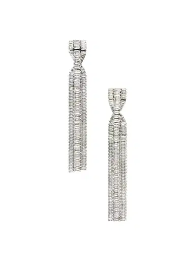 Isabel Marant Cara Silver-tone Crystal-embellished Earrings | Thumbnail 1 Isabel Marant Cara Silver-tone Crystal-embellished Earrings | Thumbnail 1