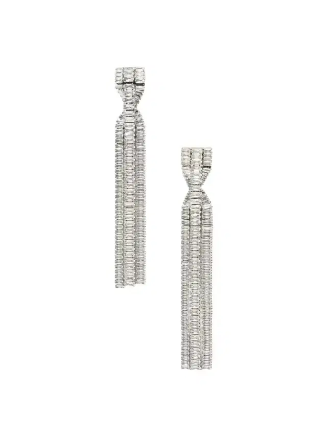 Isabel Marant Cara Silver-tone Crystal-embellished Earrings