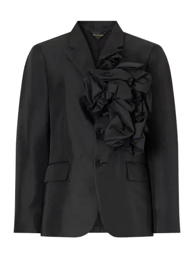 Comme des Garçons Floral-appliquéd Twill Jacket | Thumbnail 1