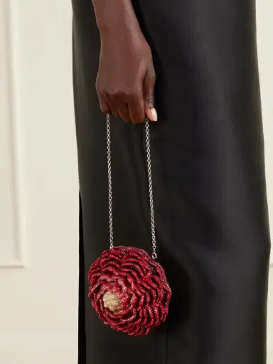 Judith Leiber Couture Peony Crystal-embellished Clutch | Thumbnail 2