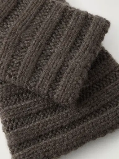 Lisa Yang Zarie Ribbed Cashmere Fingerless Gloves | Thumbnail 2