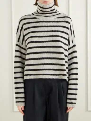 Lisa Yang Zerlina Striped Cashmere Turtleneck Sweater | Thumbnail 3 Lisa Yang Zerlina Striped Cashmere Turtleneck Sweater | Thumbnail 3
