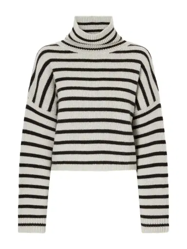 Lisa Yang Zerlina Striped Cashmere Turtleneck Sweater | Thumbnail 1 Lisa Yang Zerlina Striped Cashmere Turtleneck Sweater | Thumbnail 1