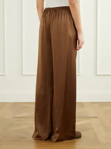 Staud Stroll Silk-blend Wide-leg Pants | Thumbnail 4 Staud Stroll Silk-blend Wide-leg Pants | Thumbnail 4
