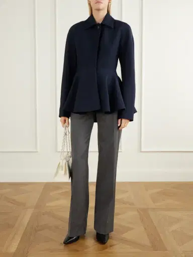 Stella McCartney Crepe Peplum Jacket | Thumbnail 2 Stella McCartney Crepe Peplum Jacket | Thumbnail 2