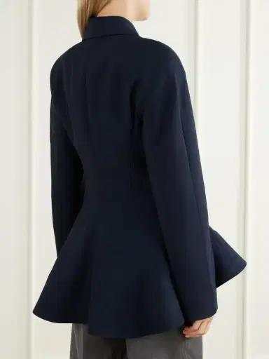 Stella McCartney Crepe Peplum Jacket | Thumbnail 3 Stella McCartney Crepe Peplum Jacket | Thumbnail 3