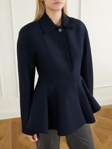 Stella McCartney Crepe Peplum Jacket | Thumbnail 4 Stella McCartney Crepe Peplum Jacket | Thumbnail 4