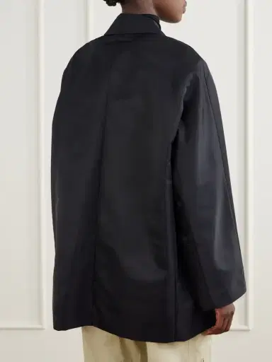 Another Tomorrow Recycled Satin Trench | Thumbnail 3